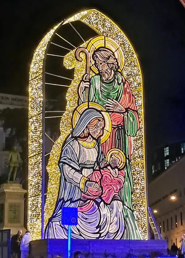 Iluminação de Natal em Madrid